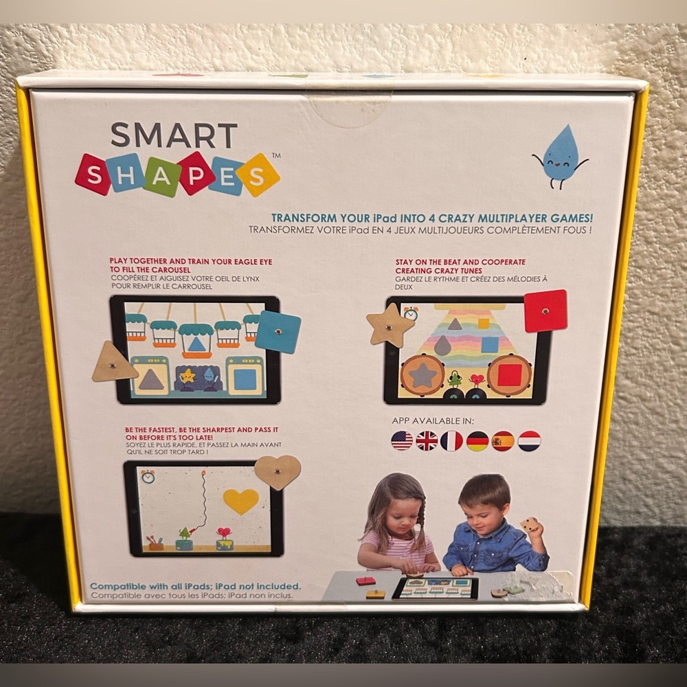 Marbotic Smart Shapes Interactive Wooden Blocks – Ages 3–6 | iPad Learning Toy